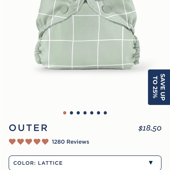 Green and Blue Cloth Diaper Covers - Picture 2 of 3